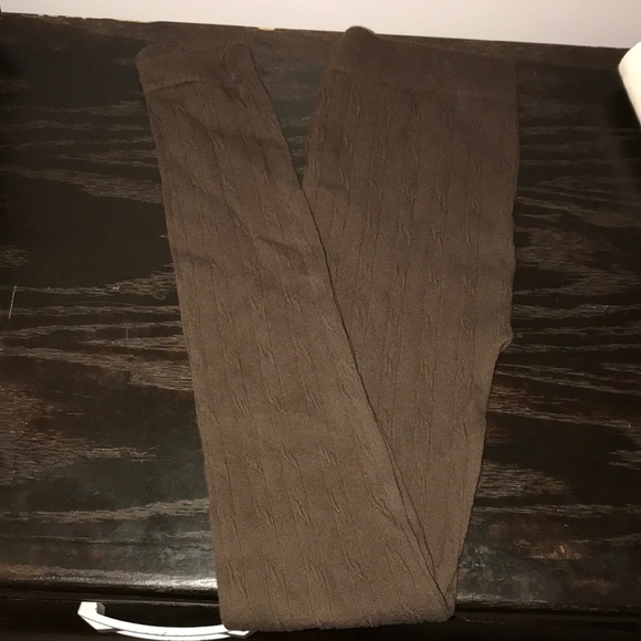 One Step Ahead Pants - Brown textured leggings One Step Ahead Pants - Brown textured leggings